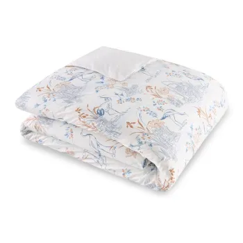 Cearceaf pentru pilota Jardin Secret Ukiyo 240x220cm  Alb imagine