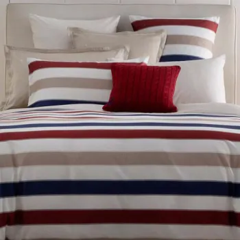Cearceaf pentru pilota Tommy Hilfiger Sharp Lines 240x220cm  Deep Red imagine