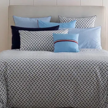 Cearceaf pentru pilota Tommy Hilfiger TH Grid 200x200cm  Oxford imagine