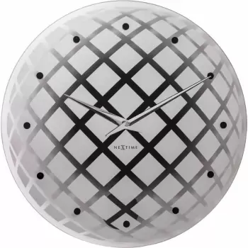 Ceas de perete NeXtime Pendula Round 43cm Silver imagine