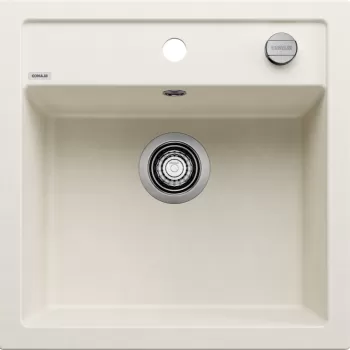 Chiuveta bucatarie Blanco Dalago 5 515x510mm ventil automat Silgranit alb antic imagine