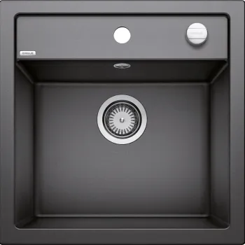 Chiuveta bucatarie Blanco Dalago 5 515x510mm ventil automat Silgranit antracit imagine