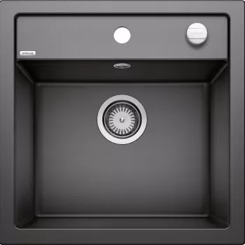 Chiuveta bucatarie Blanco Dalago 5 515x510mm ventil automat Silgranit antracit imagine