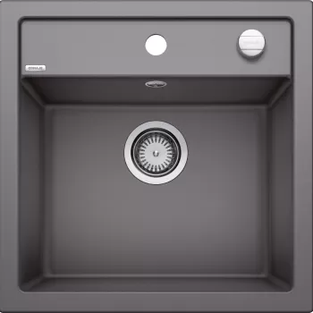 Chiuveta bucatarie Blanco Dalago 5 515x510mm ventil automat Silgranit gri piatra imagine