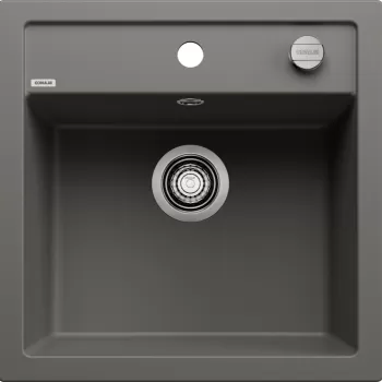 Chiuveta bucatarie Blanco Dalago 5 515x510mm ventil automat Silgranit gri vulcan imagine