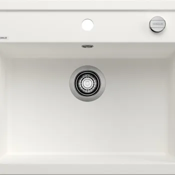 Chiuveta bucatarie Blanco Dalago 6 615x510mm ventil automat Silgranit alb imagine