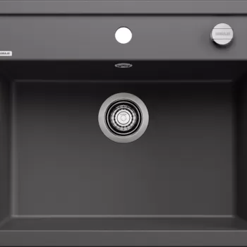 Chiuveta bucatarie Blanco Dalago 6 615x510mm ventil automat Silgranit gri piatra imagine