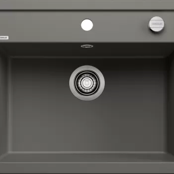Chiuveta bucatarie Blanco Dalago 6 615x510mm ventil automat Silgranit gri vulcan imagine