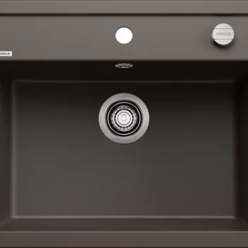 Chiuveta bucatarie Blanco Dalago 6 615x510mm ventil automat Silgranit maro cafea imagine