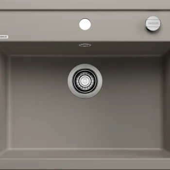 Chiuveta bucatarie Blanco Dalago 6 615x510mm ventil automat Silgranit maro trufe imagine