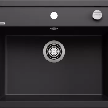 Chiuveta bucatarie Blanco Dalago 6 615x510mm ventil automat Silgranit negru imagine