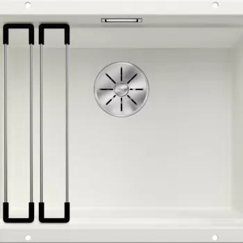 Chiuveta bucatarie Blanco Etagon 500-U 530x460mm 2 sine glisante montare sub blat Silgranit alb imagine