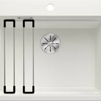Chiuveta bucatarie Blanco Etagon 6 600x510mm 2 sine glisante Silgranit alb imagine