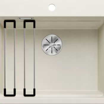 Chiuveta bucatarie Blanco Etagon 6 600x510mm 2 sine glisante Silgranit alb antic imagine