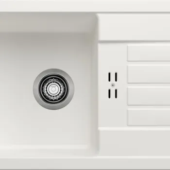 Chiuveta bucatarie Blanco Favum XL 6 S 860x435mm Silgranit alb imagine