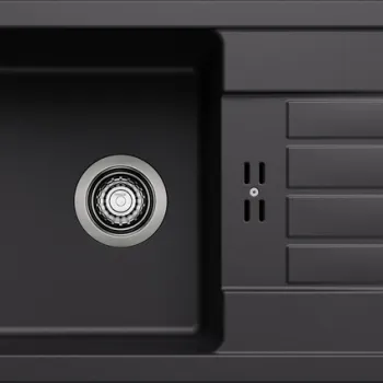 Chiuveta bucatarie Blanco Favum XL 6 S 860x435mm Silgranit negru imagine