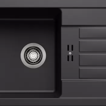 Chiuveta bucatarie Blanco Favum XL 6 S 860x435mm Silgranit negru imagine