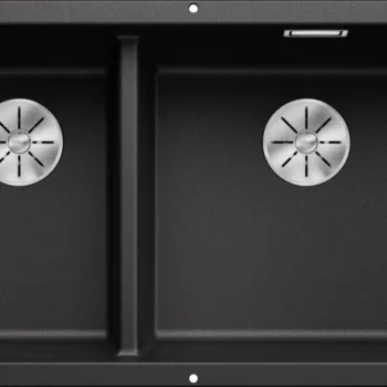 Chiuveta bucatarie Blanco Subline 430/270-U 755x460mm montare sub blat Silgranit antracit imagine