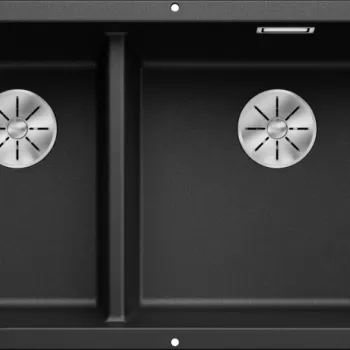 Chiuveta bucatarie Blanco Subline 430/270-U 755x460mm montare sub blat Silgranit antracit imagine