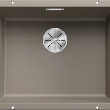 Chiuveta bucatarie Blanco Subline 500-U 530x460mm montare sub blat Silgranit maro trufe imagine