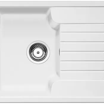 Chiuveta bucatarie Blanco Zia 40 S 615x500mm Silgranit alb imagine