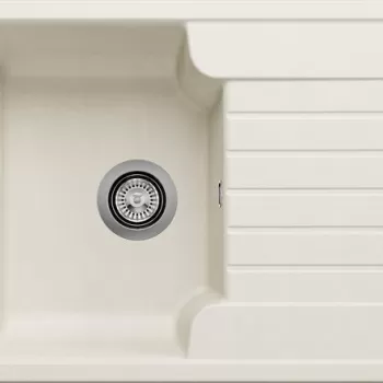 Chiuveta bucatarie Blanco Zia 40 S 615x500mm Silgranit alb antic imagine