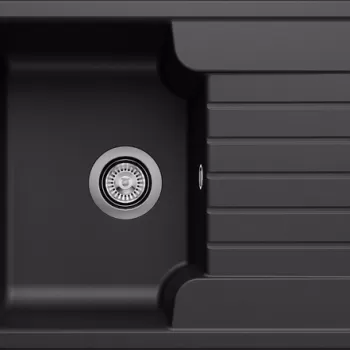 Chiuveta bucatarie Blanco Zia 40 S 615x500mm Silgranit negru imagine