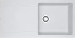 Chiuveta bucatarie fragranite Franke Maris MRG 611-L reversibila 970x500mm tehnologie Sanitized Bianco imagine