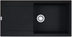 Chiuveta bucatarie fragranite Franke Maris MRG 611-L reversibila 970x500mm tehnologie Sanitized Matte Black imagine