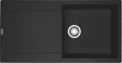 Chiuveta bucatarie fragranite Franke Maris MRG 611-L reversibila 970x500mm tehnologie Sanitized Nero imagine