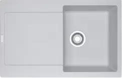 Chiuveta bucatarie fragranite Franke Maris MRG 611 reversibila 780x500mm tehnologie Sanitized Bianco imagine