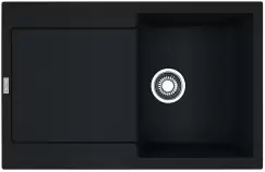 Chiuveta bucatarie fragranite Franke Maris MRG 611 reversibila 780x500mm tehnologie Sanitized Matte Black imagine