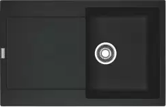 Chiuveta bucatarie fragranite Franke Maris MRG 611 reversibila 780x500mm tehnologie Sanitized Nero imagine