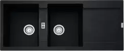 Chiuveta bucatarie fragranite Franke Maris MRG 621 reversibila 1160x500mm tehnologie Sanitized Nero imagine