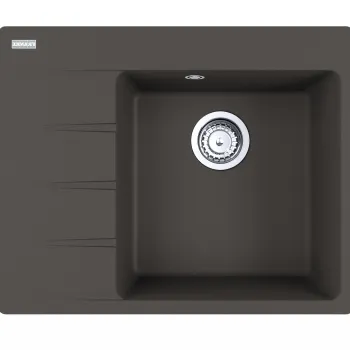 Chiuveta bucatarie Franke Centro CNG 611/211-62 DR  picurator dreapta  62x50cm  fragranite  Slate Grey imagine
