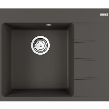 Chiuveta bucatarie Franke Centro CNG 611/211-62 ST  picurator stanga  62x50cm  fragranite  Slate Grey imagine