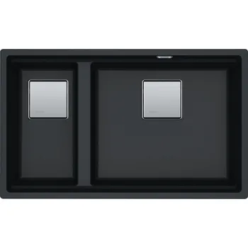 Chiuveta bucatarie Franke Kubus 2 KNG 120 760x460mm fragranite Nero imagine