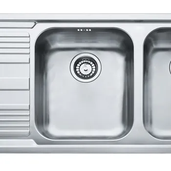 Chiuveta bucatarie Franke Logica Line LLX 621 cu 2 cuve picurator dreapta 1160x500mm inox lucios imagine