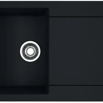 Chiuveta bucatarie Franke Maris MRG 611 reversibila  780x500mm  tehnologie Sanitized  fragranite  Matte Black imagine
