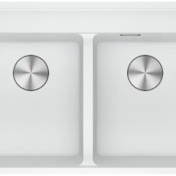 Chiuveta bucatarie Franke Maris MRG 620-35-35 TL cu doua cuve  760x510mm  fragranite  Bianco imagine
