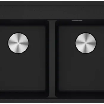 Chiuveta bucatarie Franke Maris MRG 620-35-35 TL cu doua cuve  760x510mm  fragranite  Nero imagine