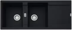 Chiuveta bucatarie Franke Maris MRG 621 cu doua cuve 1160x500mm fragranite Matte Black imagine
