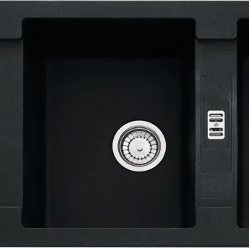 Chiuveta bucatarie Franke Maris MRG 621 reversibila 1160x500mm tehnologie Sanitized fragranite Nero imagine