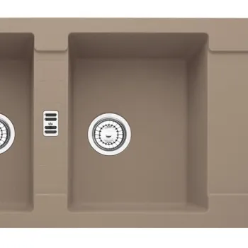 Chiuveta bucatarie Franke Maris MRG 621 reversibila 1160x500mm tehnologie Sanitized fragranite Oyster imagine