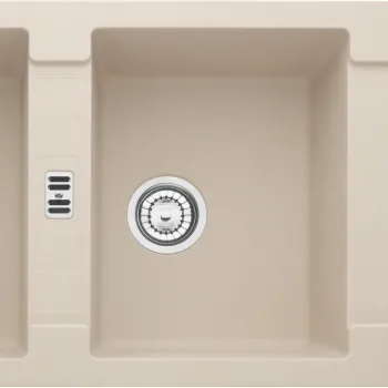 Chiuveta bucatarie Franke Maris MRG 621 reversibila  1160x500mm  tehnologie Sanitized  fragranite  Sahara imagine