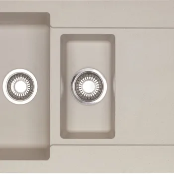 Chiuveta bucatarie Franke Maris MRG 651 reversibila 970x500mm tehnologie Sanitized fragranite Sahara imagine