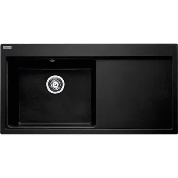 Chiuveta bucatarie Franke Mythos MTG 611-100 ST picurator stanga 1000x515mm fragranite Nero imagine