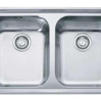 Chiuveta bucatarie Franke Neptune NEX 620 cu 2 cuve  860x510mm  inox lucios imagine
