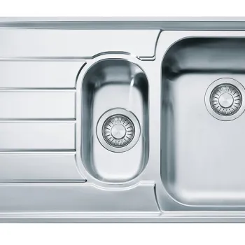 Chiuveta bucatarie Franke Neptune NEX 651  2 cuve inegale  picurator dreapta  1000x510mm  inox lucios imagine