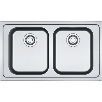 Chiuveta bucatarie Franke Smart SRX 620 slim  cu 2 cuve  860x500mm  inox lucios imagine